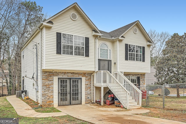 view of bi-level home