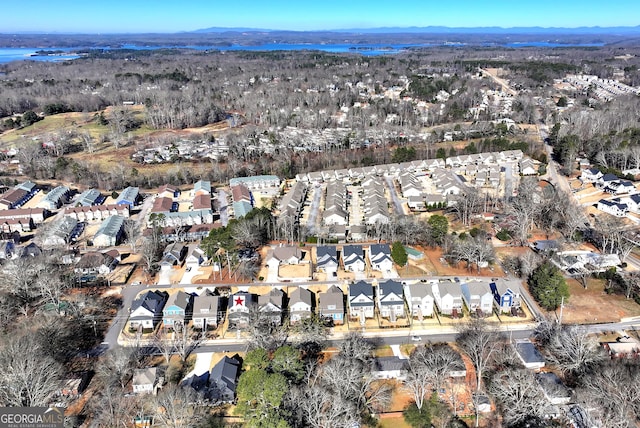 drone / aerial view
