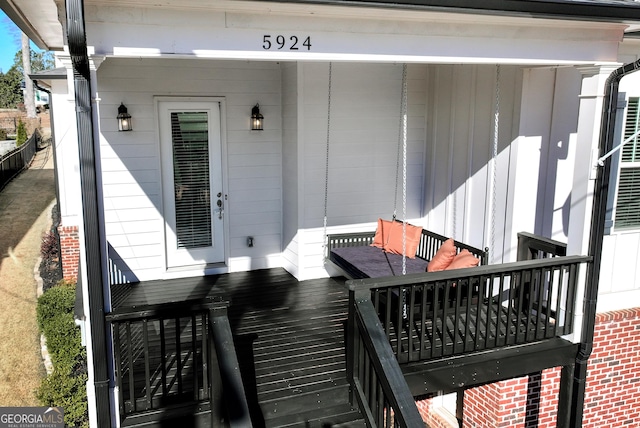 view of deck