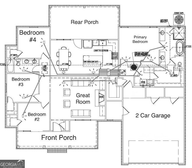1950 Payne Rd, Rentz, GA 31075 - view of floor plan / room layout