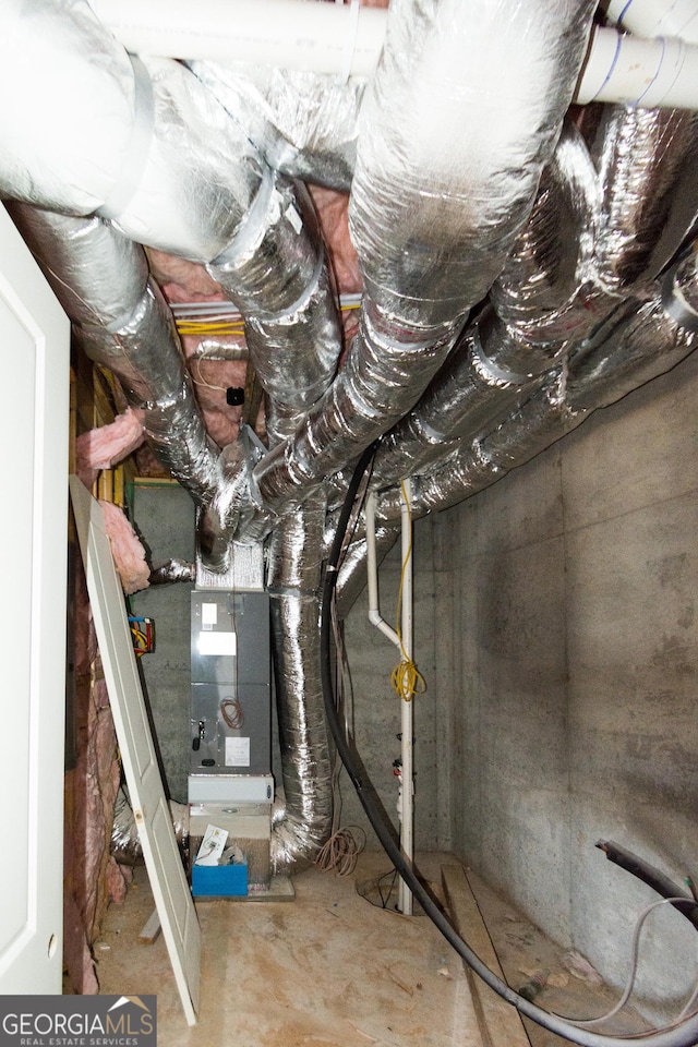 view of utility room