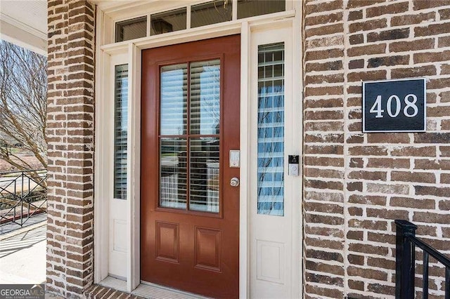 view of entrance to property