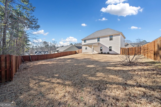 view of back of property