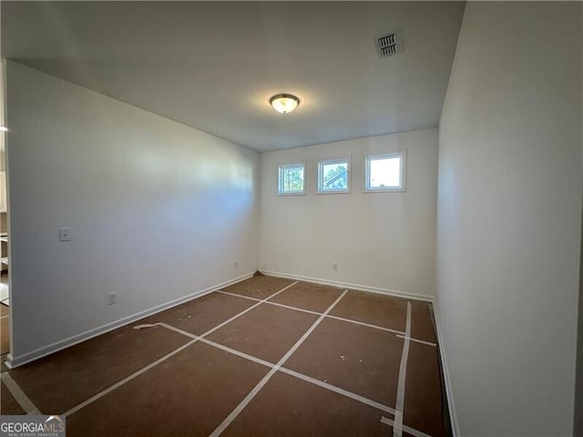 view of tiled empty room