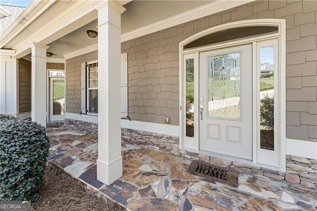 view of entrance to property