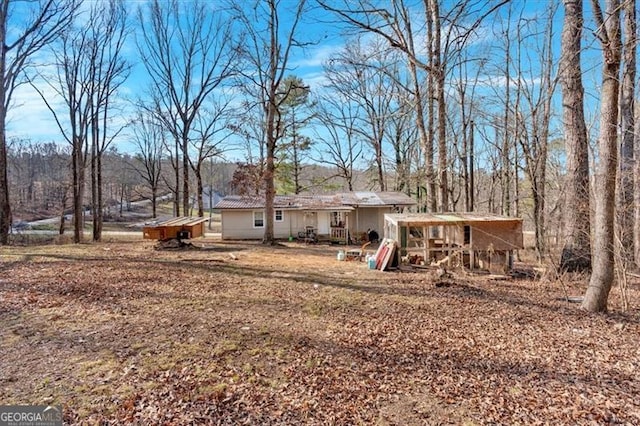 view of back of property