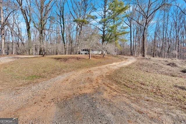 view of road