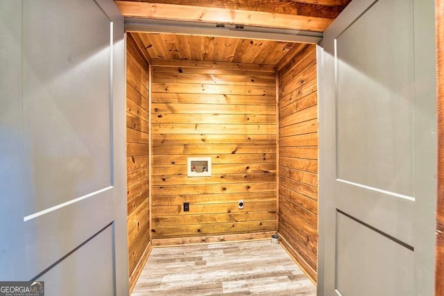 interior space with light wood-style floors