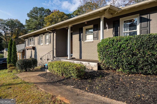 view of front of home