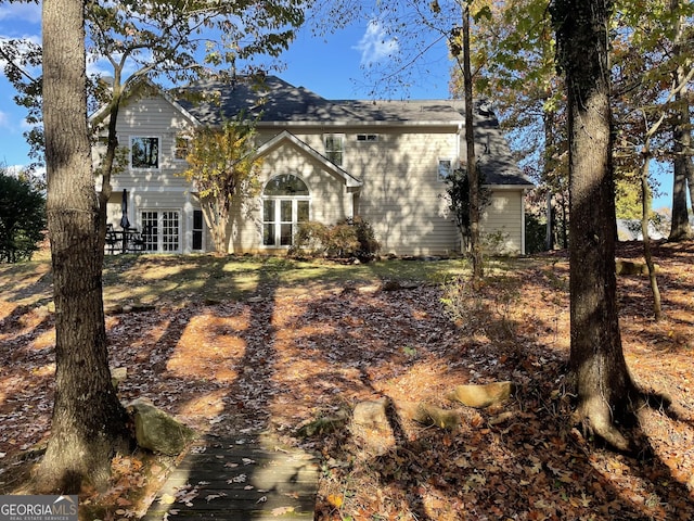 view of back of property