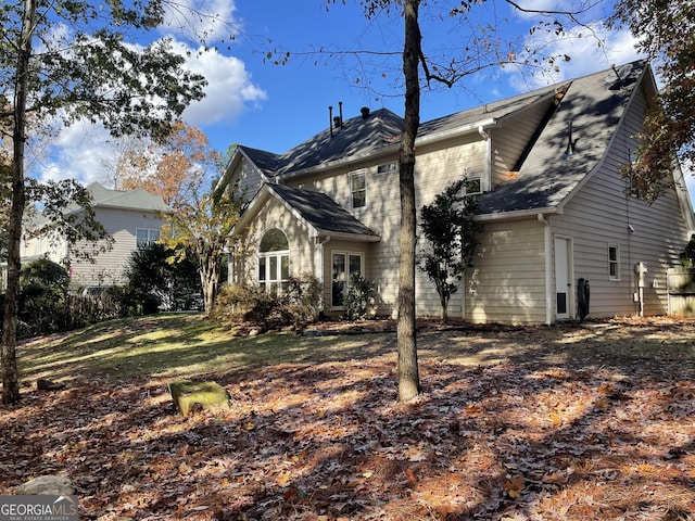 view of rear view of house