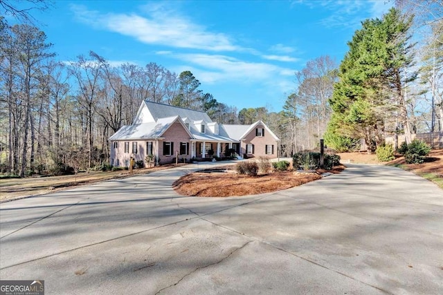 view of front of home