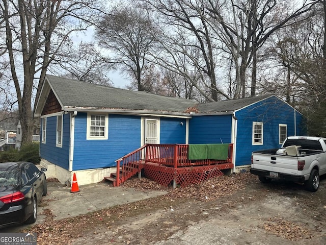 view of front of property