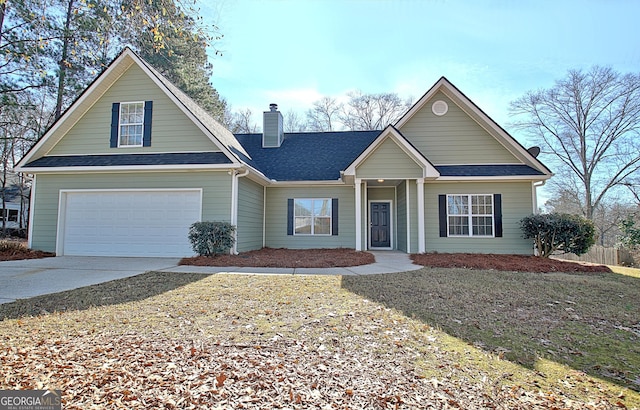 front facade featuring a garage