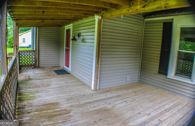 1812 Barnesville Hwy, Thomaston, GA 30286 - view of wooden deck