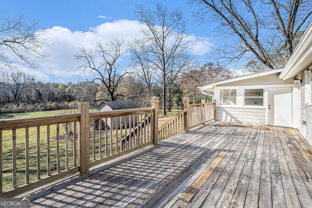 view of deck