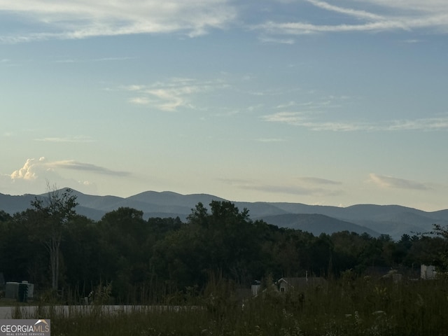 view of mountain feature