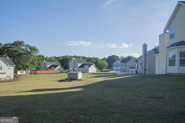 view of yard