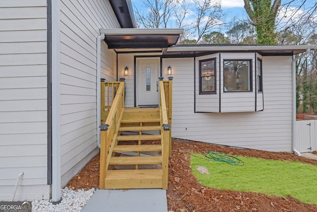 view of property entrance