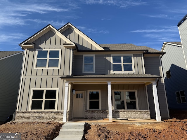 view of front of house with a porch