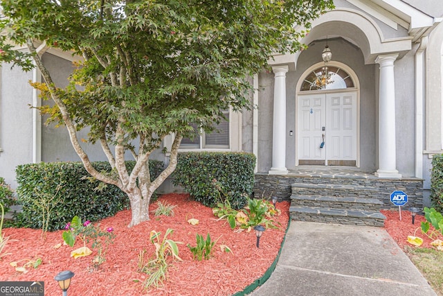 view of entrance to property