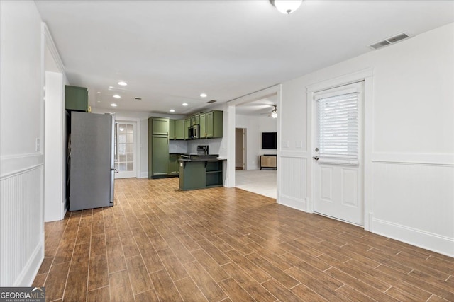 view of unfurnished living room