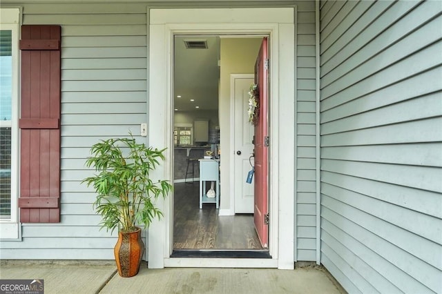 view of property entrance