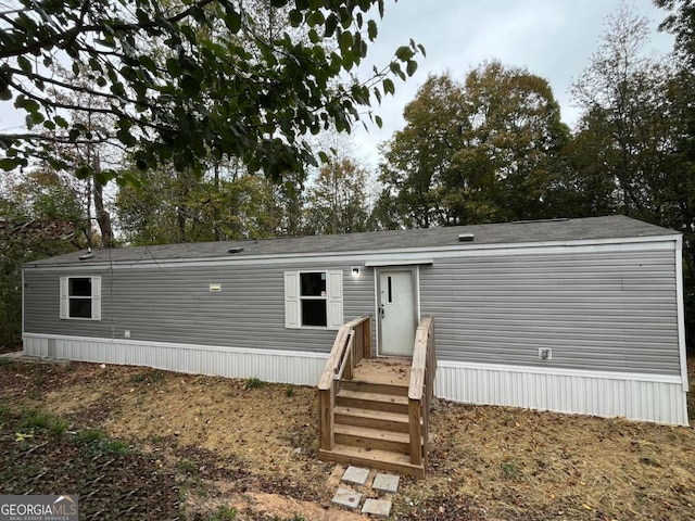 view of rear view of house