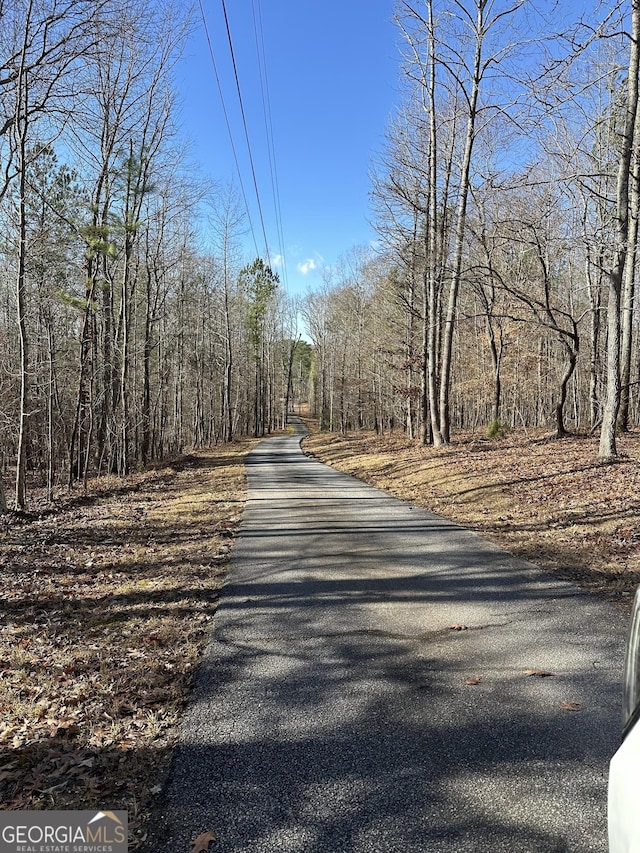 view of road