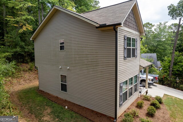 view of side of property