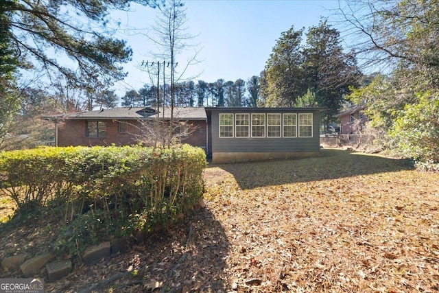 view of rear view of house