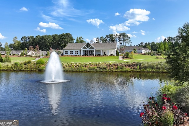 property view of water