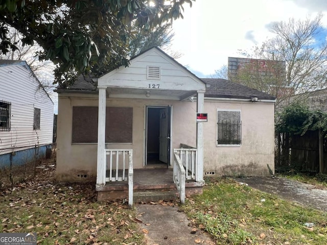 view of bungalow-style house