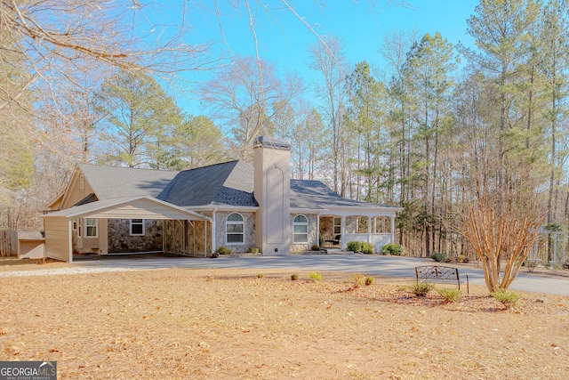 view of front of house