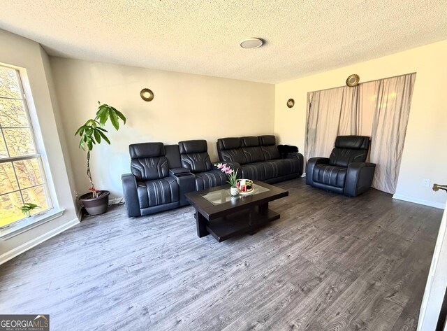 kitchen featuring backsplash, white cabinets, and dark hardwood / wood-style floors