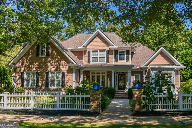 view of craftsman inspired home