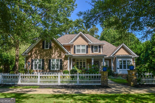 craftsman-style house with covered porch