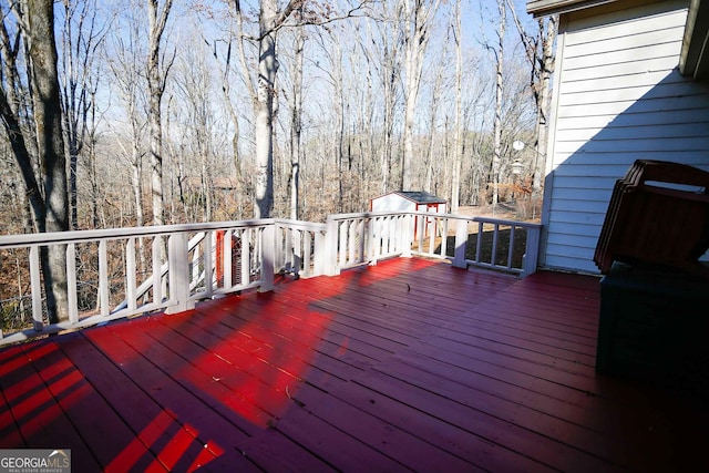 view of deck