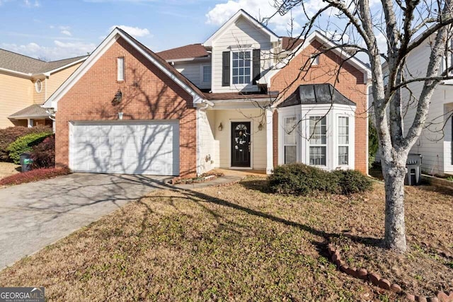 view of front property featuring a front yard