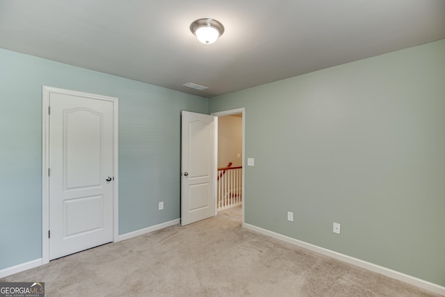 interior space with light carpet