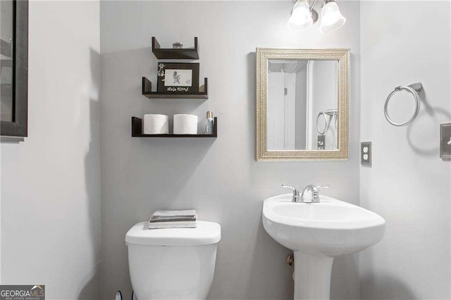 bathroom with toilet