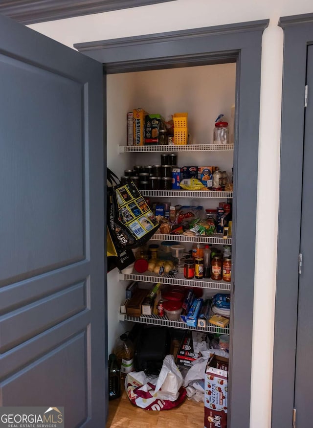 view of pantry