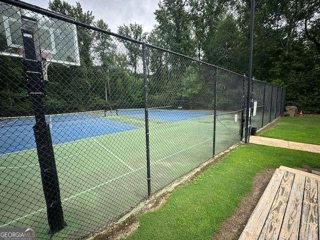 view of basketball court