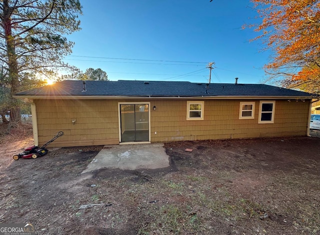 view of rear view of house