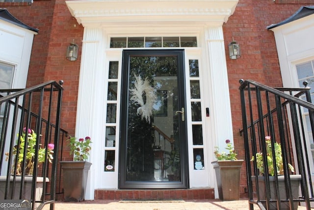 view of entrance to property