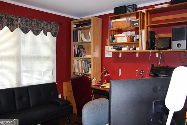 office space featuring plenty of natural light