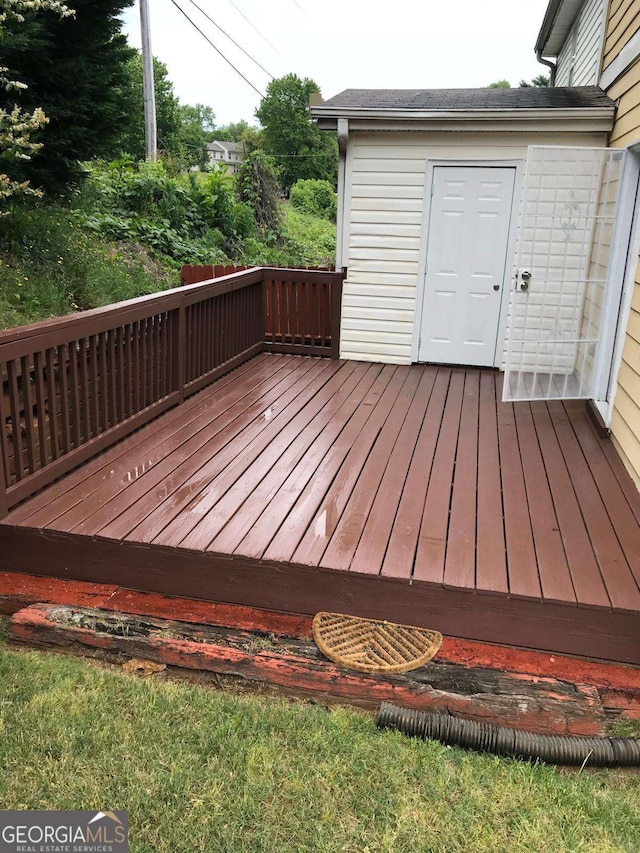 view of deck