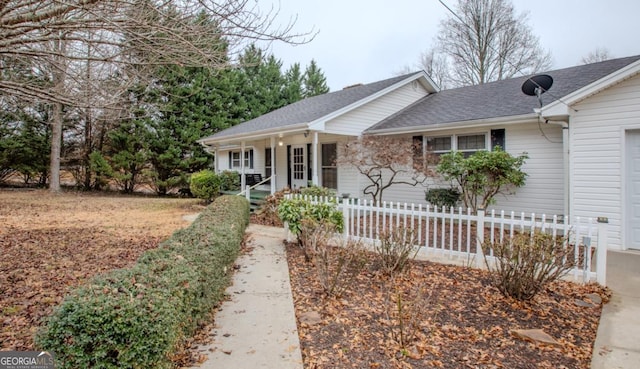 view of front of home featuring a porch