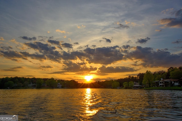 property view of water