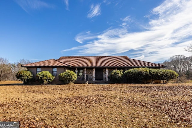 view of ranch-style home